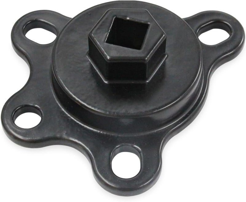 LVOUP Crankshaft Turning Tool Engine Rotation Adapter Tool Compatible for Chevy or Ford V8 Engines Black - Image 1